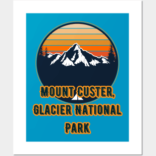 Mount Custer, Glacier National Park Posters and Art